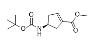 Methyl (4S)-4-[[(1,1-dimethylethoxy)carbonyl]amino]-1-cyclopentene-1-carboxylate