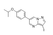 Pyrazolo[1,5-a]pyrimidine, 3-iodo-6-[4-(1-methylethoxy)phenyl]-