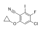 4-chloro-6-cyclopropoxy-3-fluoro-2-iodobenzonitrile