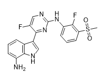 1H-Indol-7-amine, 3-[5-fluoro-2-[[2-fluoro-3-(methylsulfonyl)phenyl]amino]-4-pyrimidinyl]-