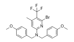 2-Pyridinamine, 6-bromo-N,N-bis[(4-methoxyphenyl)methyl]-4-methyl-5-(trifluoromethyl)-