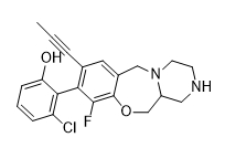 3-kloori-2-(10-fluori-8-(prop-1-yn-1-yyli)-1,2,3,4,12,12a-heksahydro-6H-bentso[f]pyratsino[2,1 -c][1,4]oksatsepin-9-yyli)fenoli