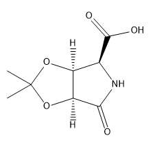 4H-1,3-Dioxolo[4,5-c]pyrrole-4-carboxylic acid, tetrahydro-2,2-dimethyl-6-oxo-, (3aS,4S,6aS)-