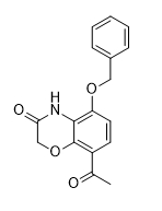 8-acetyl-5-(benzyloxy)-2H-benzo[b][1,4]oxazin-3(4H)-one