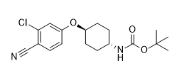 tert-butyl ((1r,4r)-4-(3-chloro-4-cyanophenoxy)cyclohexyl)carbamate