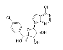 4-Chloro-7-[(5R)-5-C-(4-chlorophenyl)-β-D-ribofuranosyl]-7H-pyrrolo[2,3-d]pyrimidine