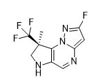 (R)-2-fluoro-8-methyl-8-(trifluoromethyl)-7,8-dihydro-6H-pyrazolo[1,5-a]pyrrolo[2,3-e]pyrimidine