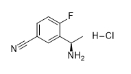 (R)-3-(1-Aminoethyl)-4-fluorobenzonitrile hydrochloride