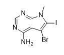 5-bromo-6-iodo-7-methyl-pyrrolo[2,3-d]pyrimidin-4-amine