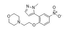 4-(2-(2-(1-methyl-1H-pyrazol-5-yl)-4-nitrophenoxy)ethyl)morpholine